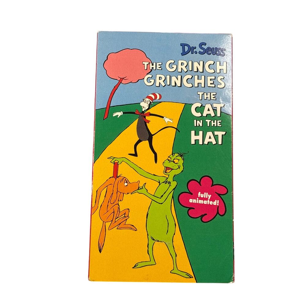 Dr. Seuss Sing Along Classics The Grinch Grinches The Cat In The Hat VHS Tape